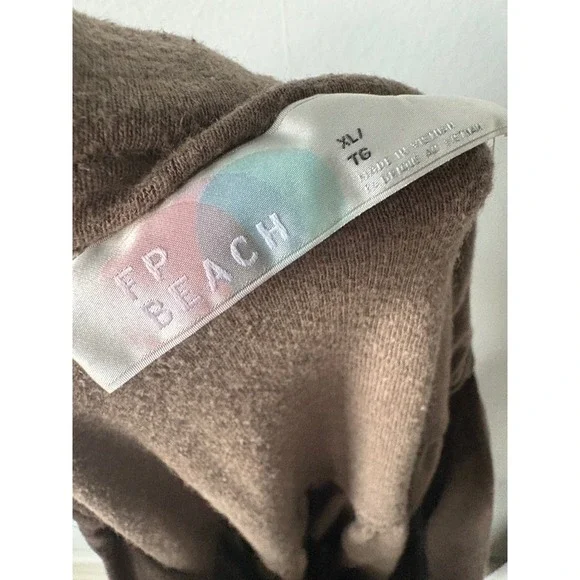 Free People Beach Slouchy Harem Pants Brown XL - Picture 4 of 4